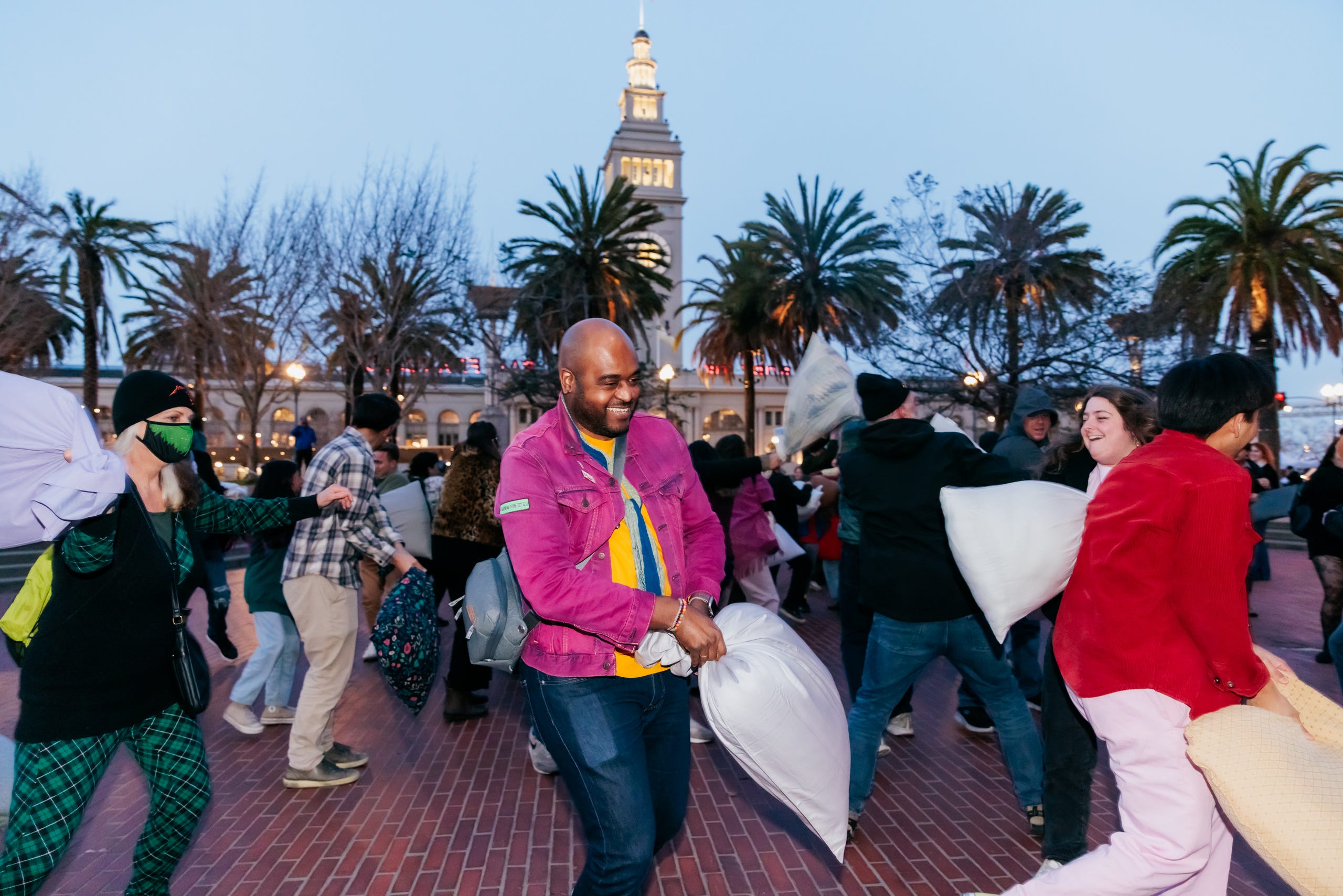The boop that conquered San Francisco’s Valentine’s Day pillow fight