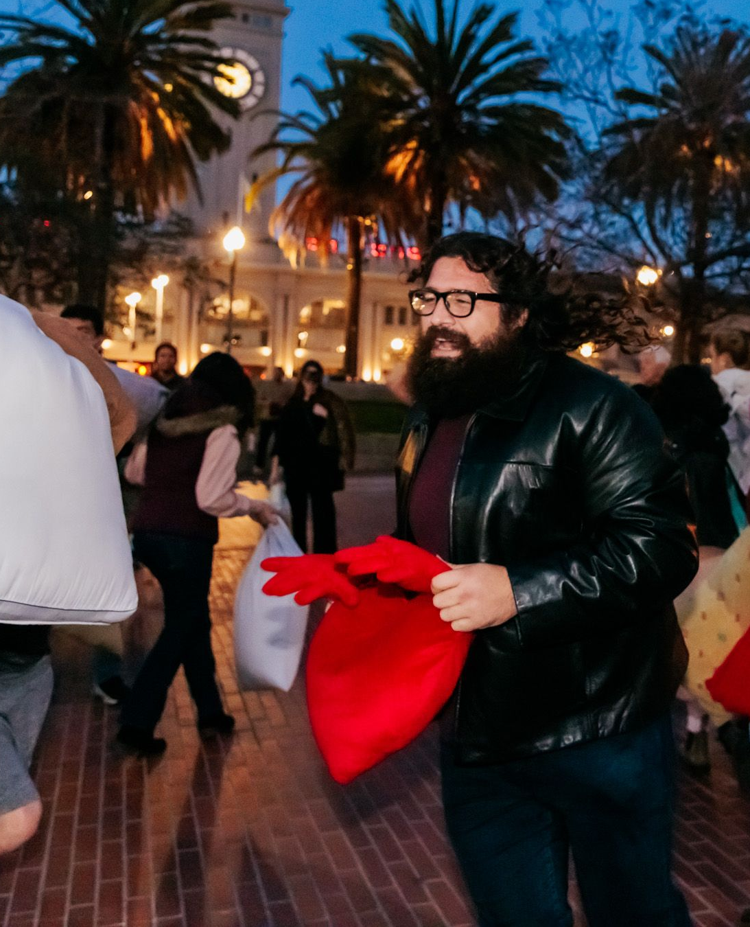 The boop that conquered San Francisco’s Valentine’s Day pillow fight