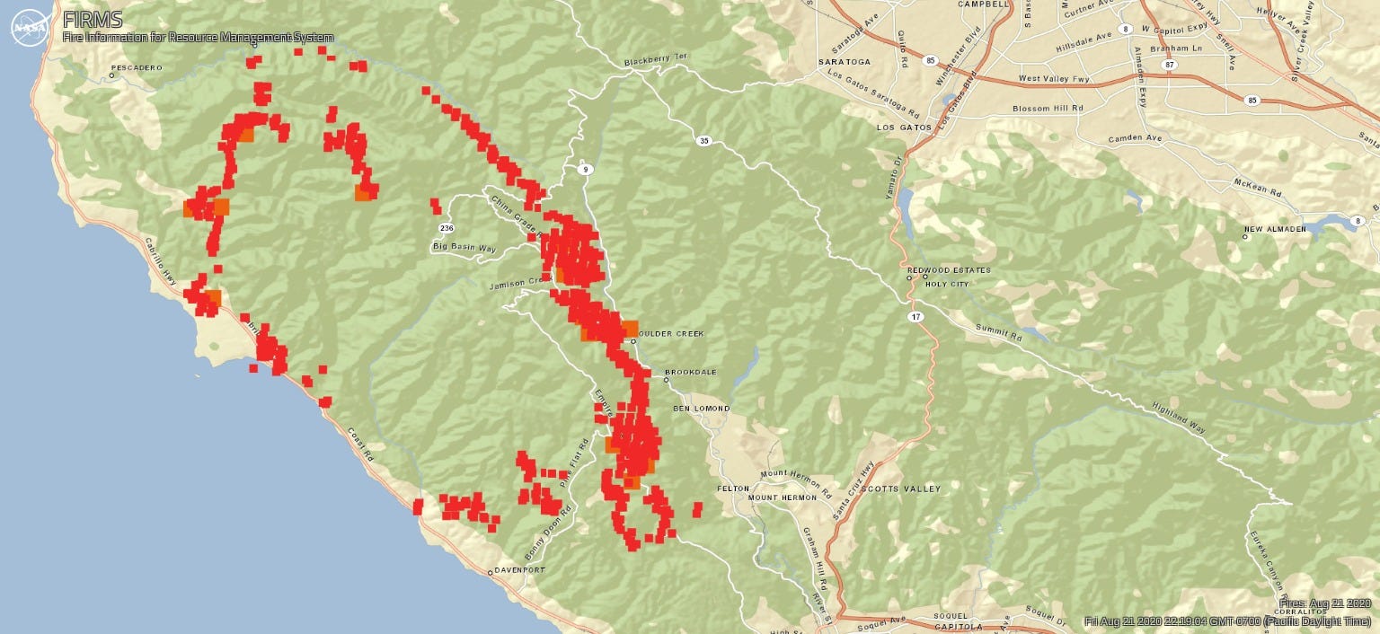 The previous map, with a slightly thinner red oval outline.