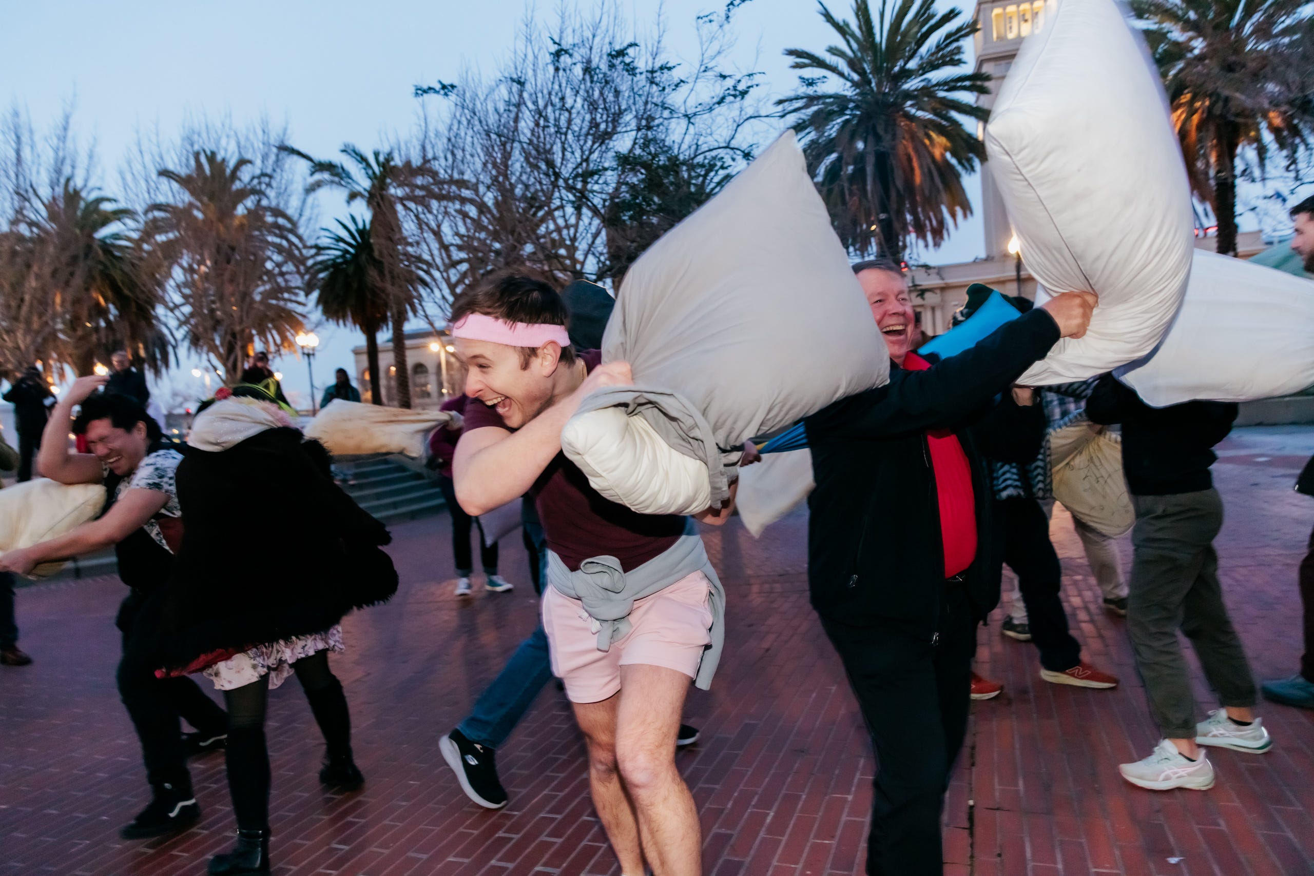 The boop that conquered San Francisco’s Valentine’s Day pillow fight