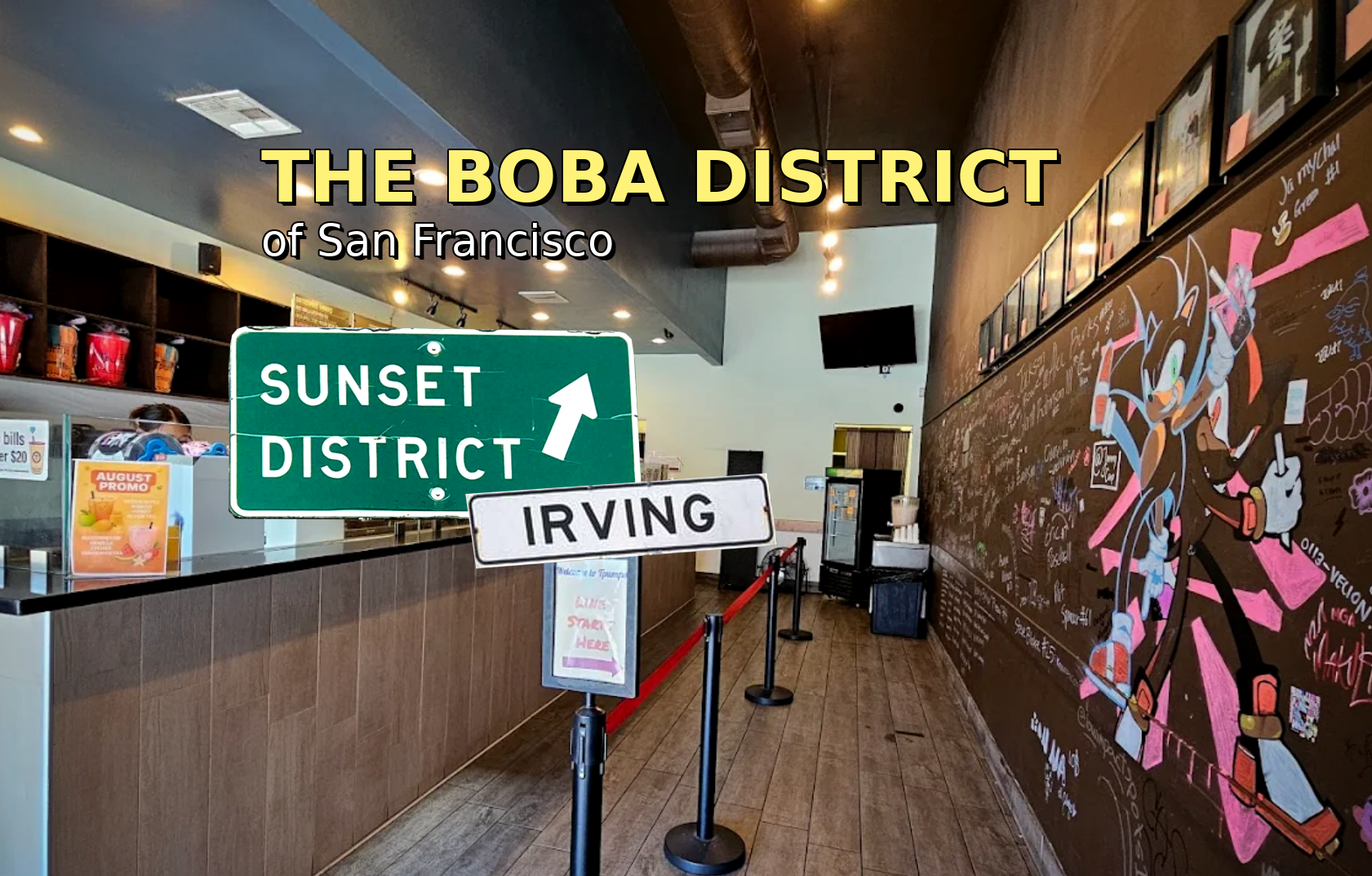 Image of: The Boba District of San Francisco