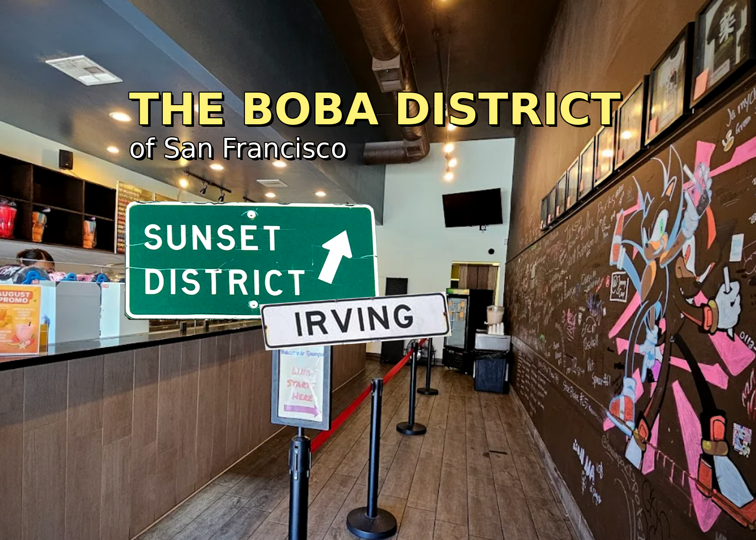 Image of: The Boba District of San Francisco