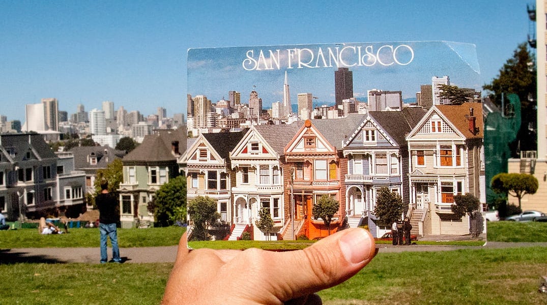 Cheesy SF Postcards Matched Up with Their Locations — The Bold Italic — San Francisco
