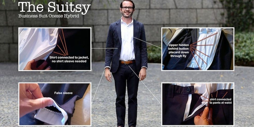 Casual San Francisco Unleashes the Business Onesie