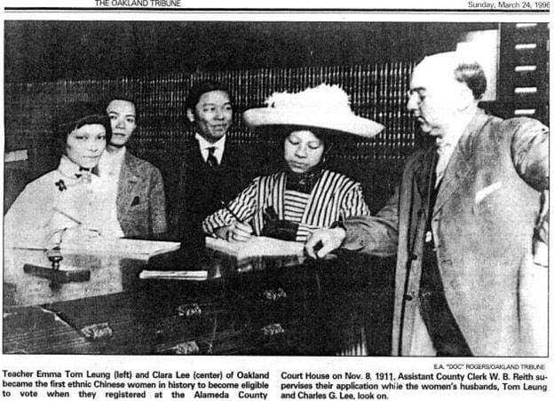 These San Francisco Pioneers Were the First Chinese American Women to Vote in the U.S.
