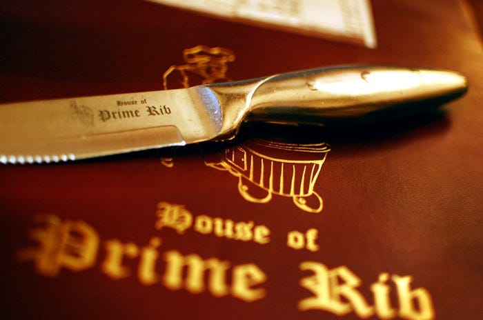 Iconic Meal On Wheels: House of Prime Rib — The Bold Italic — San Francisco