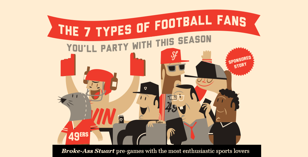 The 7 Types of Football Fans You’ll Party With This Season — The Bold Italic — San Francisco