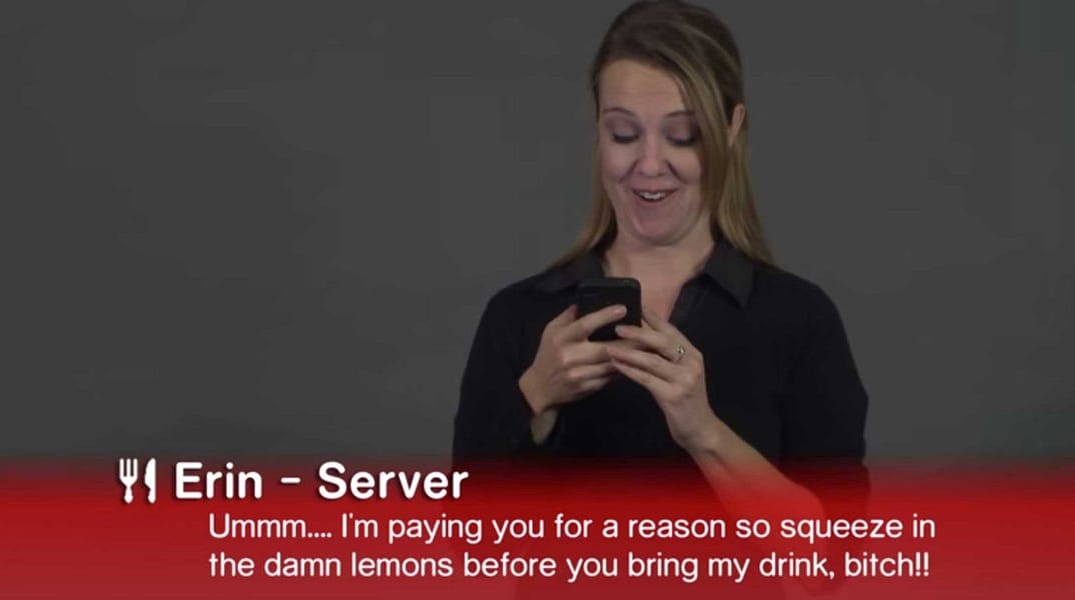 Watch: Servers and Bartenders Read Nasty Yelp Reviews About Themselves