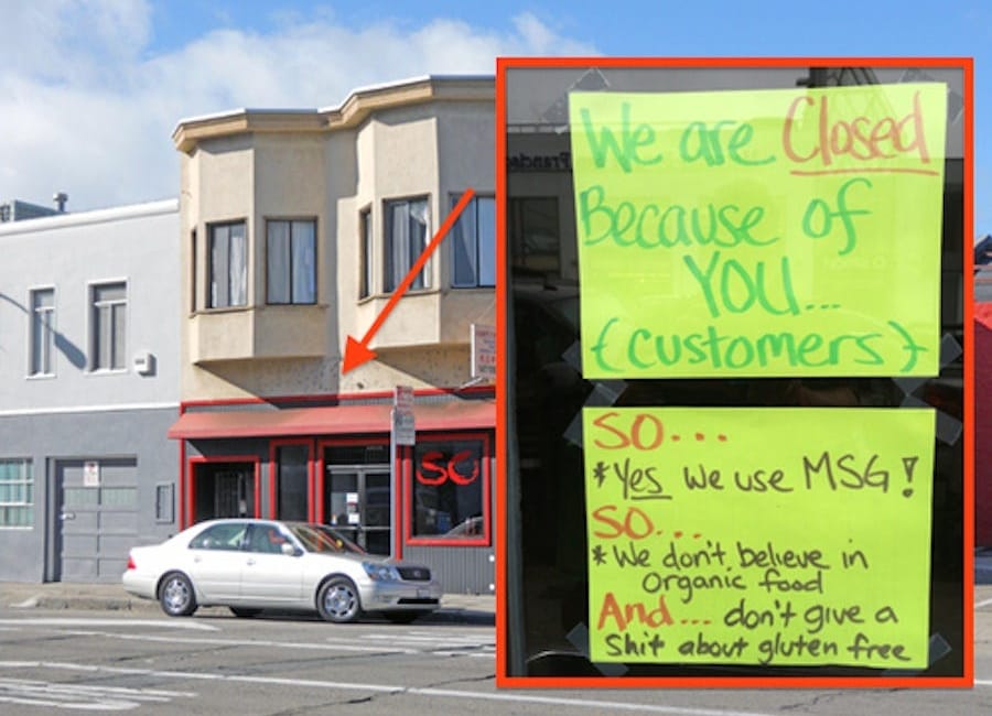 Restaurant Gives Zero Sh*ts About Gluten Free, OK? — The Bold Italic — San Francisco