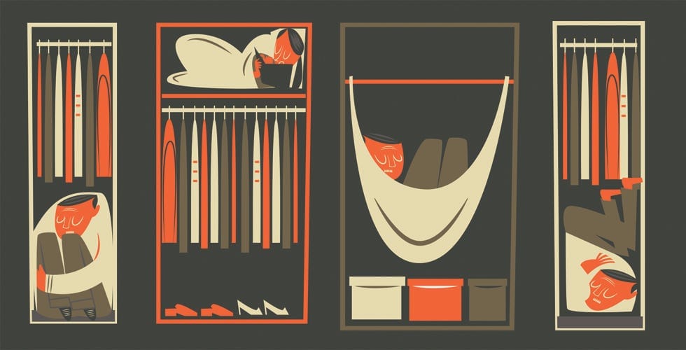 The Tragedies of (Literally) Living in a Closet