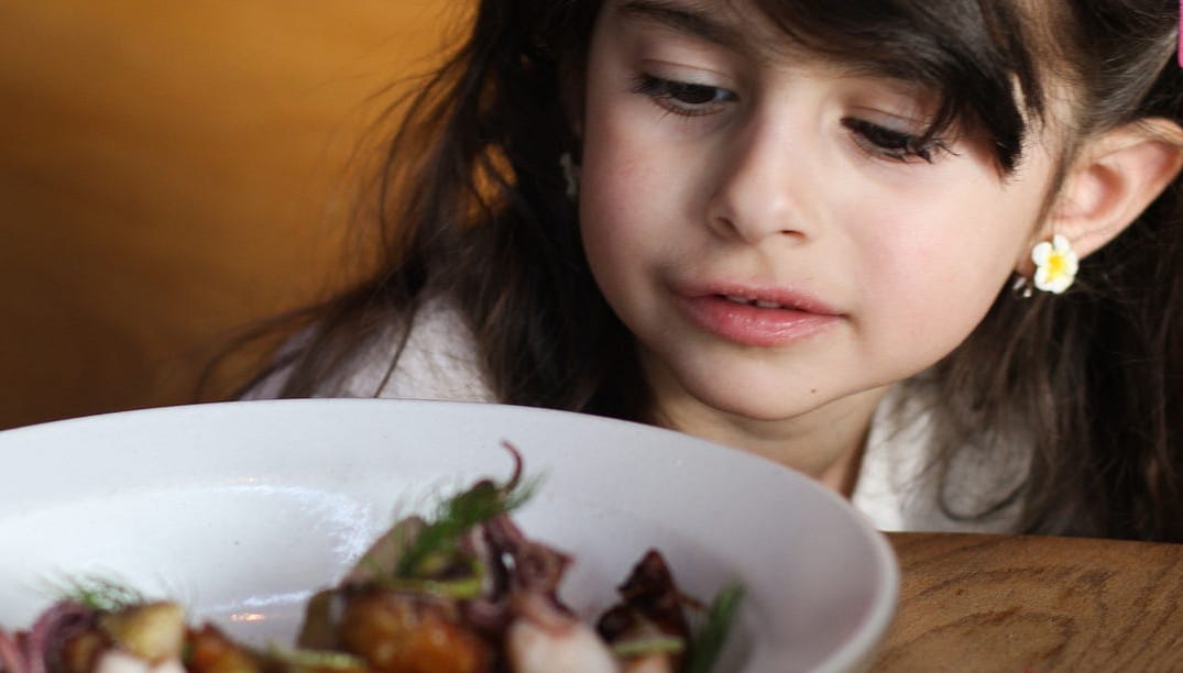 Four-Year-Old Reviews Plum Restaurant (with her face) — The Bold Italic — San Francisco