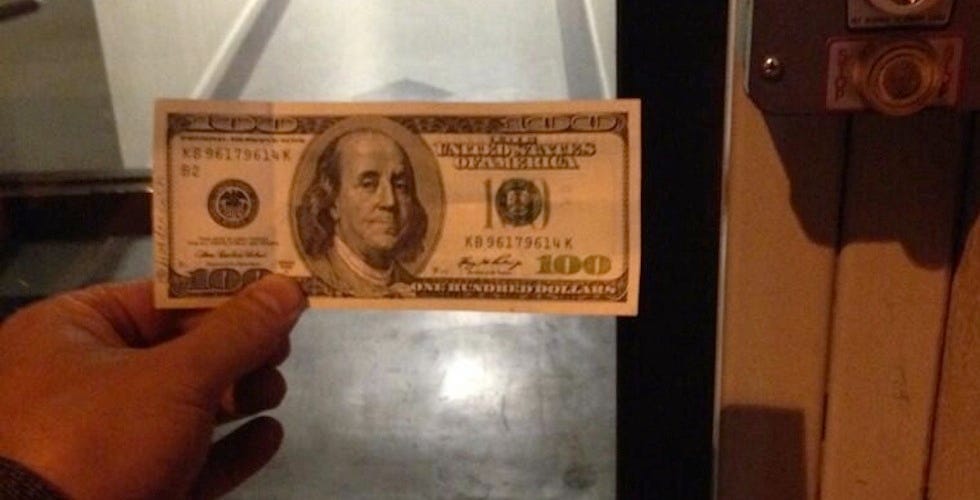 $100 Bills Dropped Around SF by Anonymous Real Estate Magnate — The Bold Italic — San Francisco