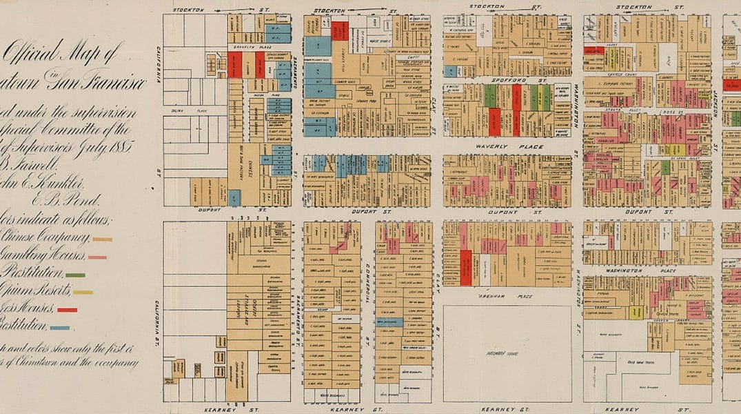 Opium and Prostitutes: Chinatown Map of 1885 — The Bold Italic — San Francisco