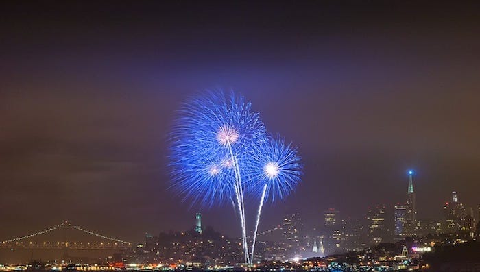 The Best Places to Watch Fireworks in the Bay Area