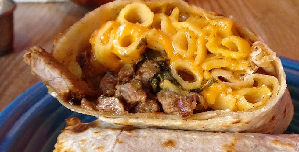 Behold The One-Day-Only Mac & Cheese Burrito — The Bold Italic — San Francisco