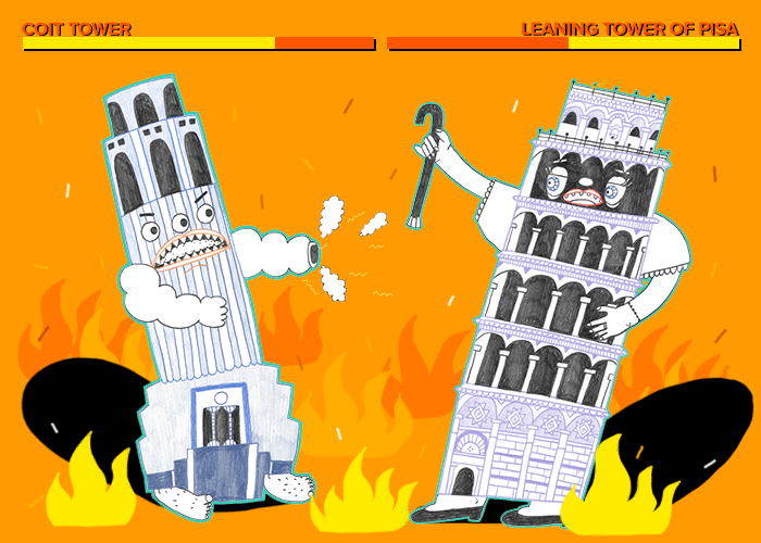 Alcatraz, Golden Gate Bridge, Coit Tower, ATTACK!!!! — The Bold Italic — San Francisco