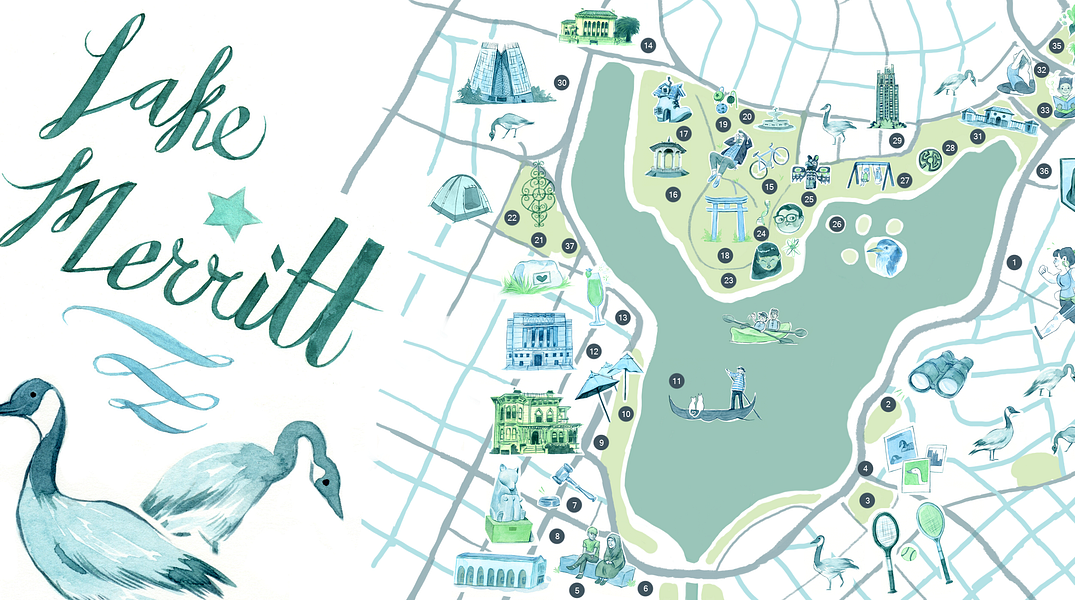 An Illustrated Guide to Lake Merritt