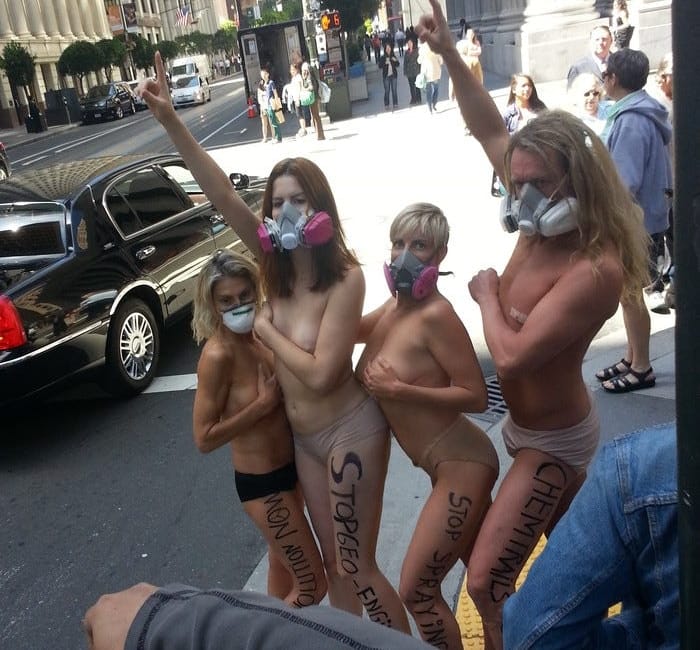 There Was a Naked Protest Against Chemtrails (slightly NSFW) — The Bold Italic — San Francisco