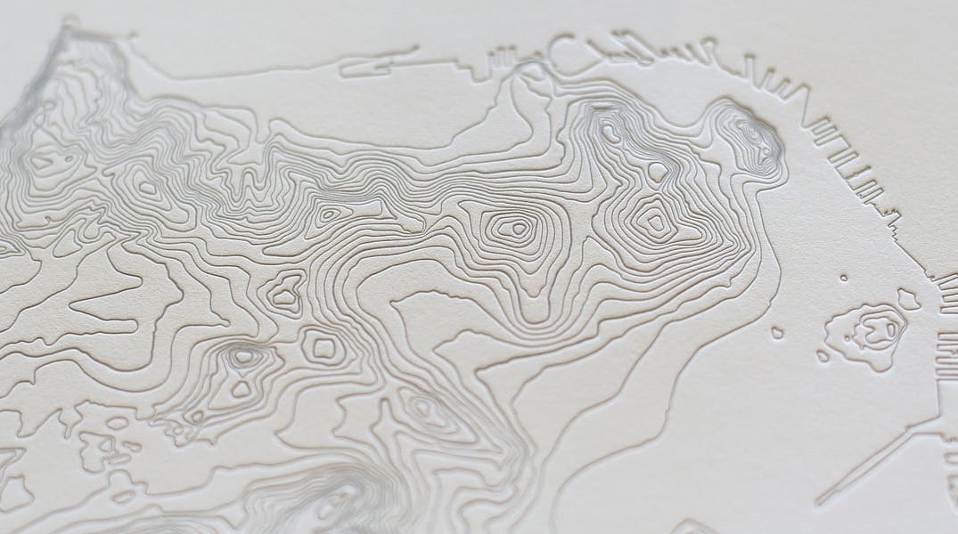 New In the Shop: SF Topography Map — The Bold Italic — San Francisco