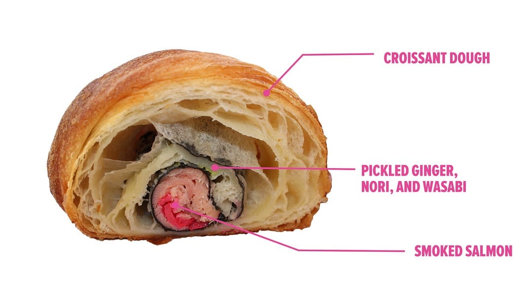 Our Favorite New Snack is a Magical Sushi Roll Inside a Croissant — The Bold Italic — San Francisco