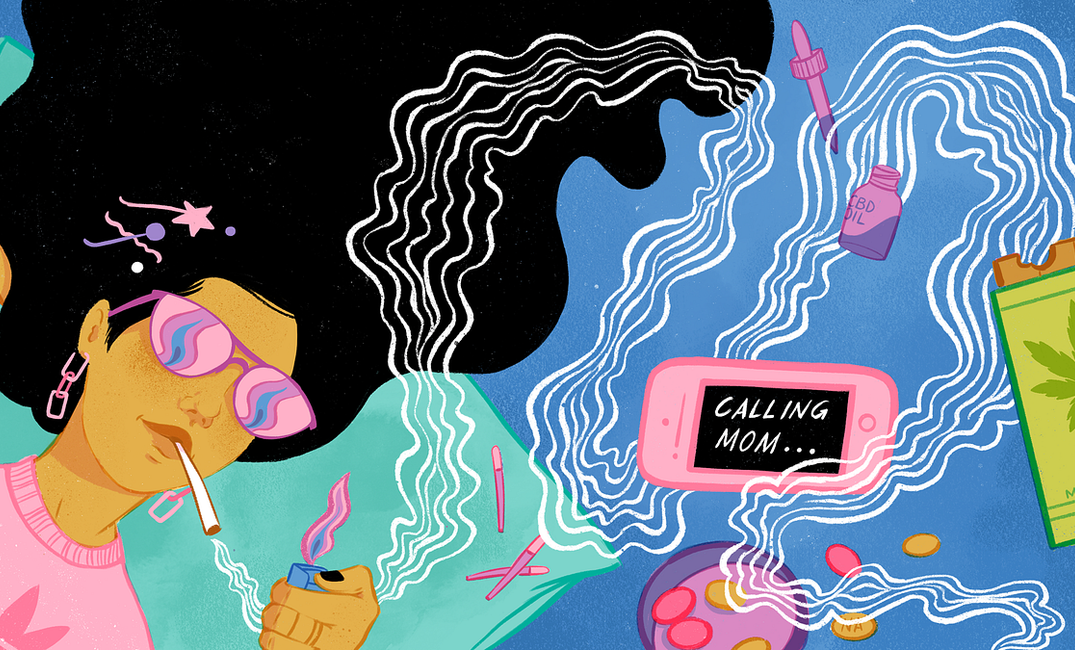 How Weed Delivery Helped Me Come Out to Mom on Her 70th Birthday