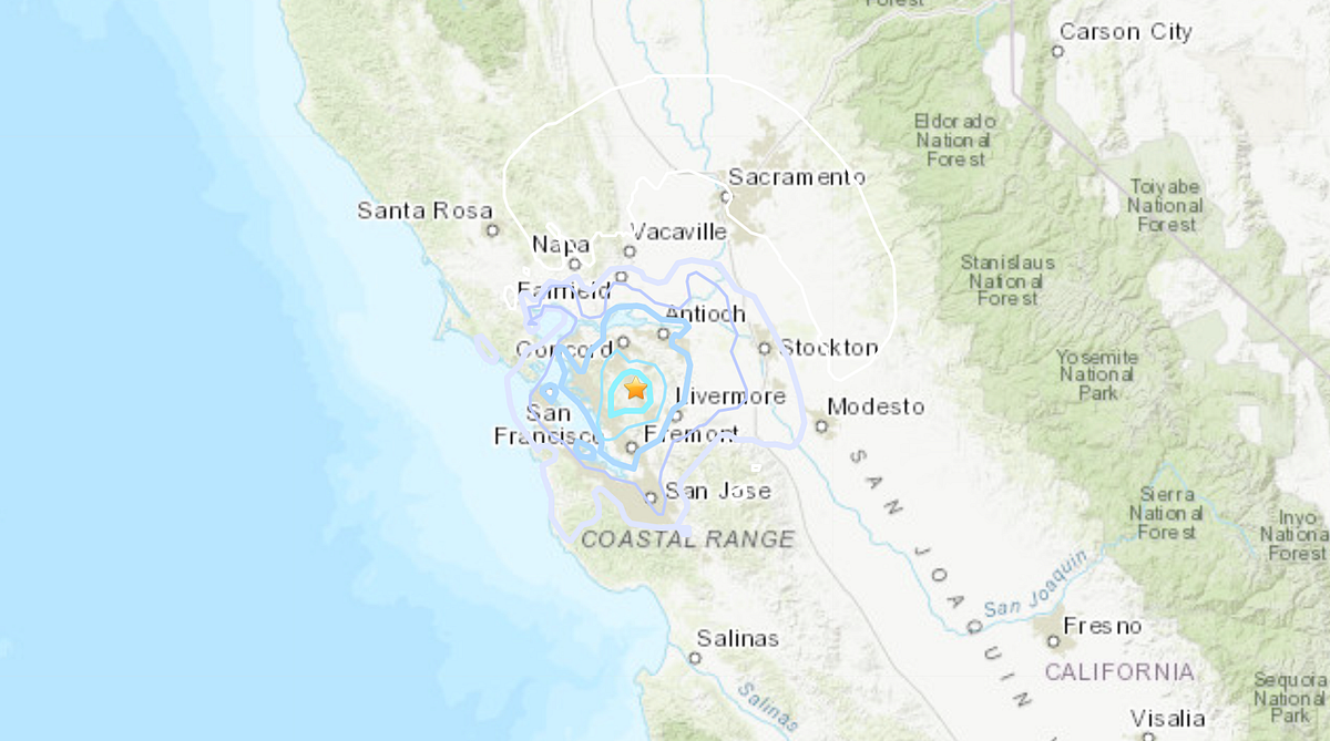 3.8-Magnitude Earthquake Rattles East Bay