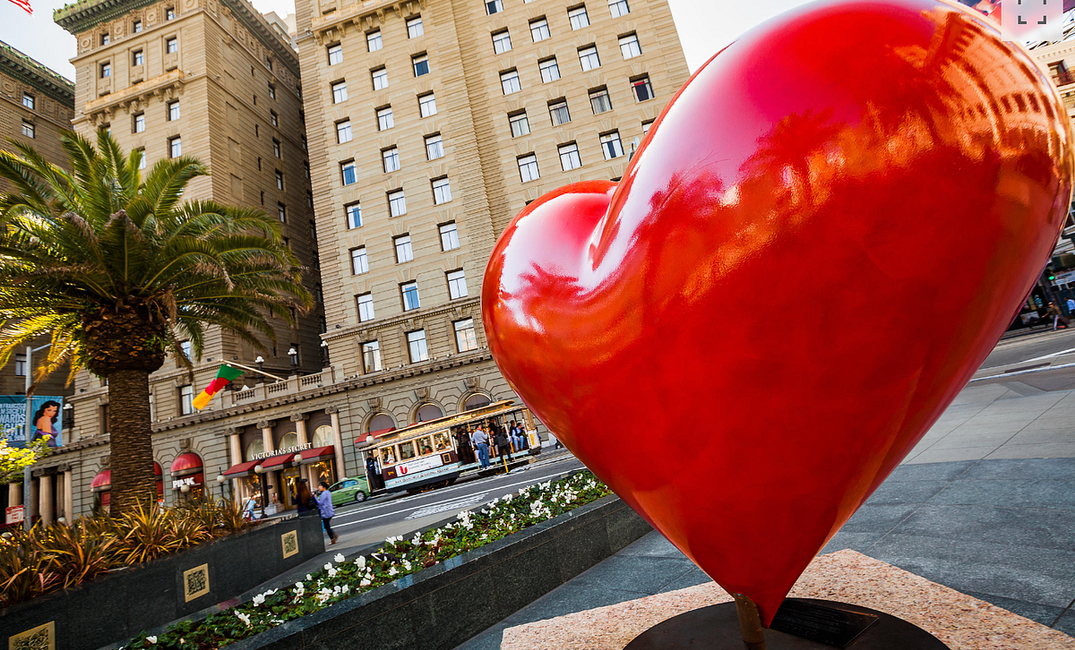 San Francisco heart sculptures celebrate their 20-year milestone