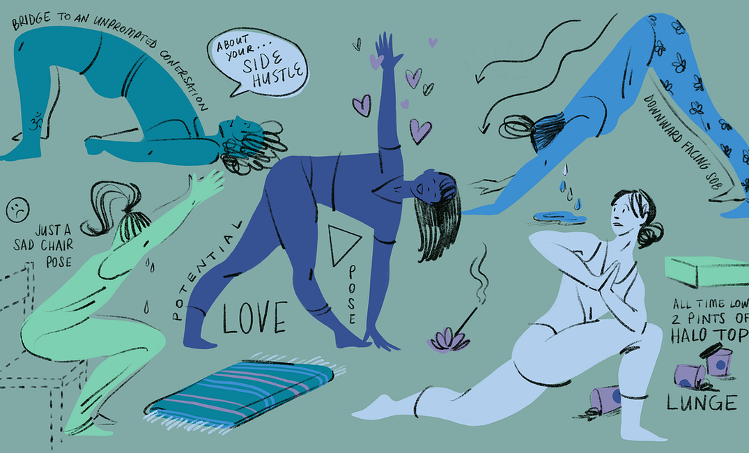 Yoga Poses for People Who’ve Been Single a While