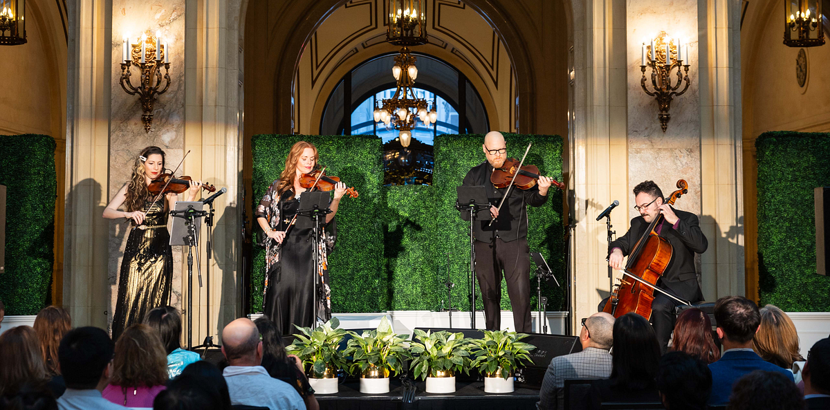 This quartet gave us all the Bridgerton we needed at the Palace Hotel