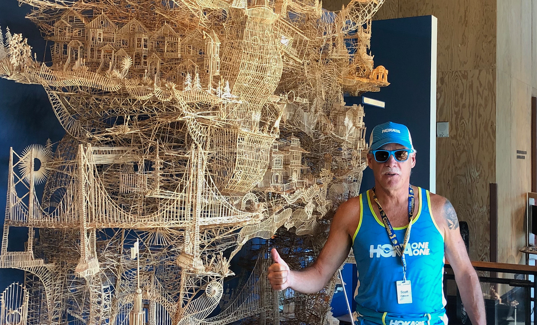 Rolling through the Bay — one toothpick at a time