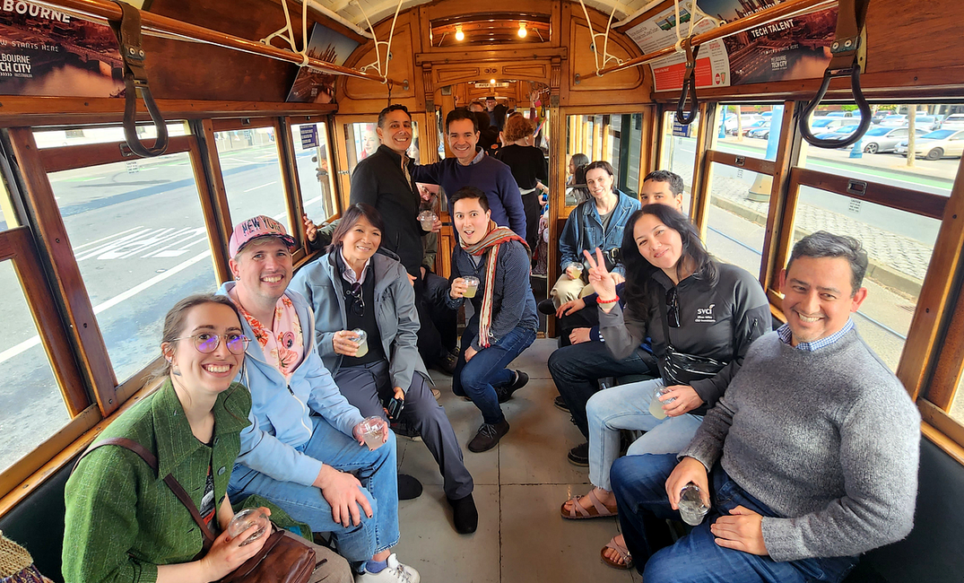 We rented a vintage San Francisco streetcar — then got trashed on it