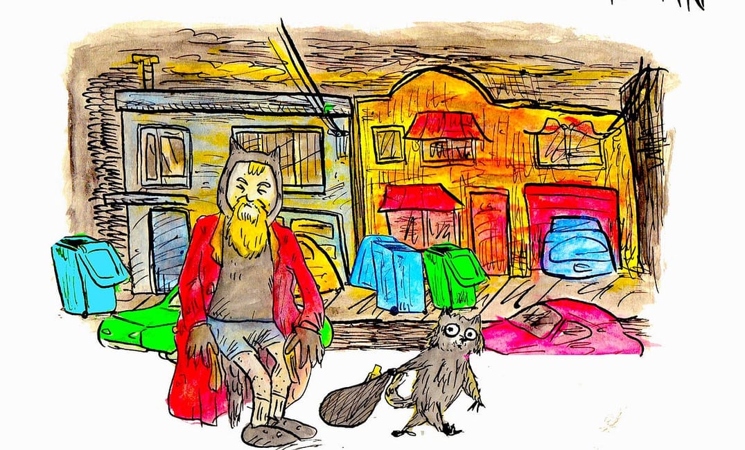 The Legend of the Sunset Raccoon Man