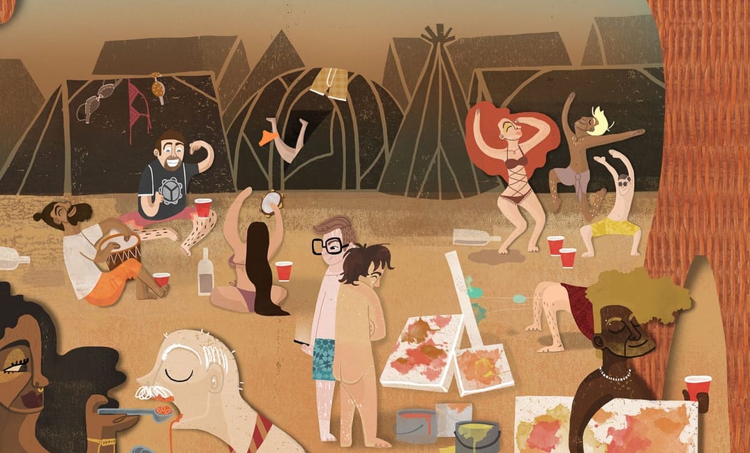 What Non-Burners Think Happens at Burning Man