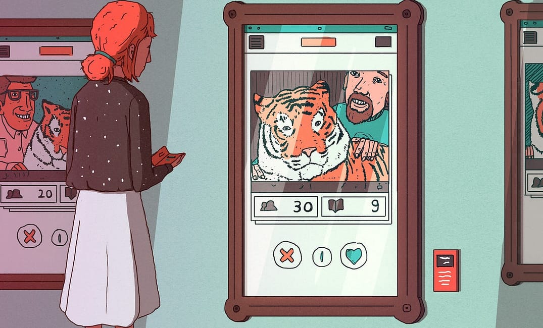 What’s with All the Tiger Selfies on Dating Apps?