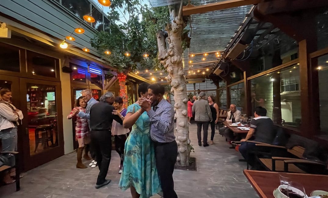 San Francisco on Grant Avenue and Green Street