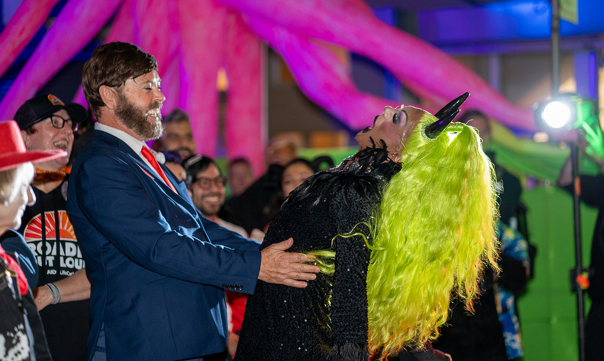 ‘Glow in the Streets’ was a chill half block of neon fun