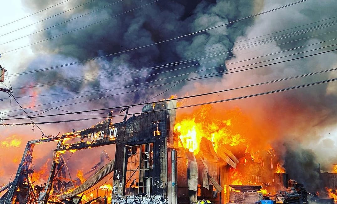 First a Pandemic, Then a Massive Fire — These Chefs Can’t Catch a Break