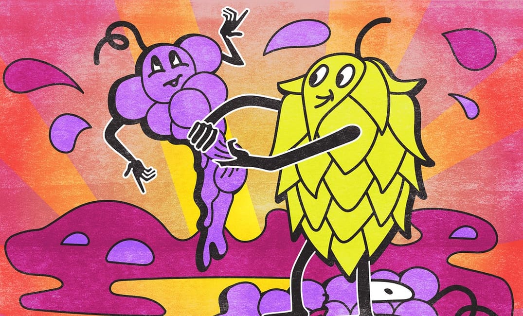 The Newest Beer Trend Is Putting Wine Grapes in Beer