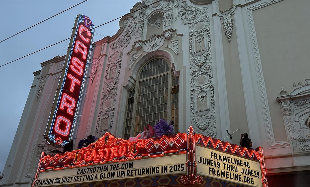 The Castro Theatre sign is finally back with us