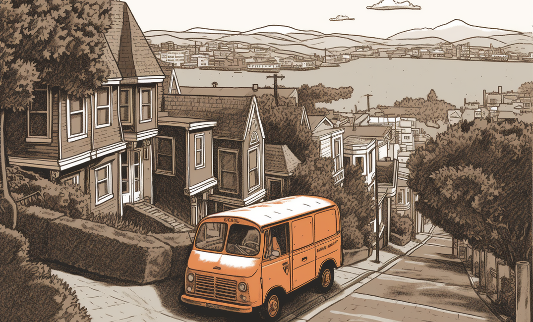 I live in a van in San Francisco