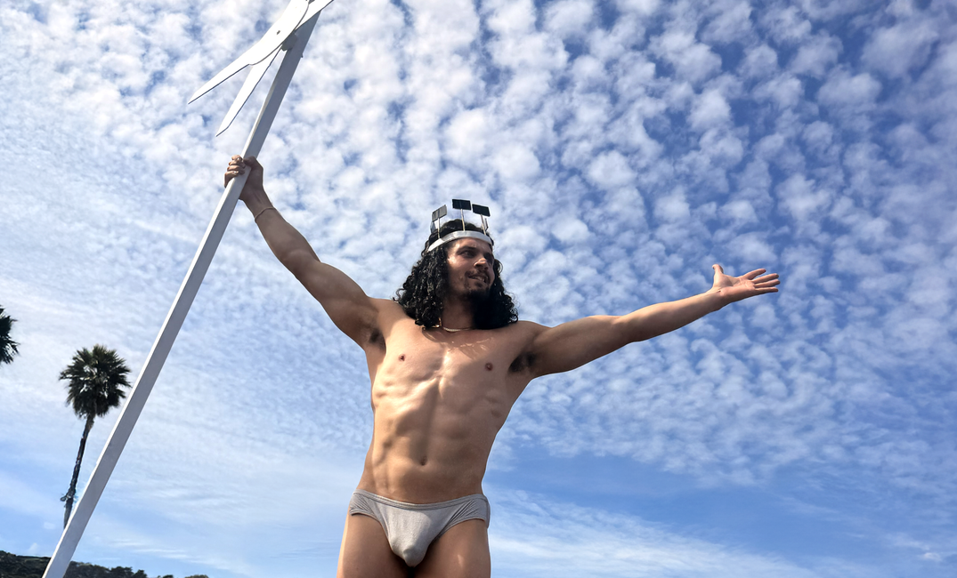 Hunky Jesus Saved Me Again. Just Like Renewable Energy.