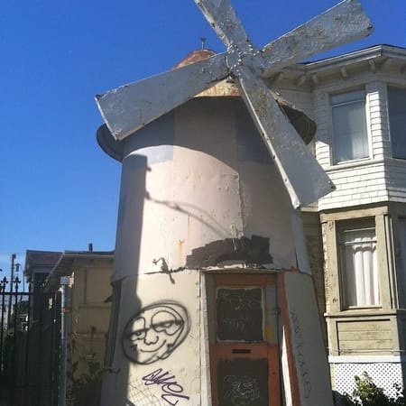 Image of: For years, I’ve passed that little windmill on Telegraph at 60th and wondered about it.