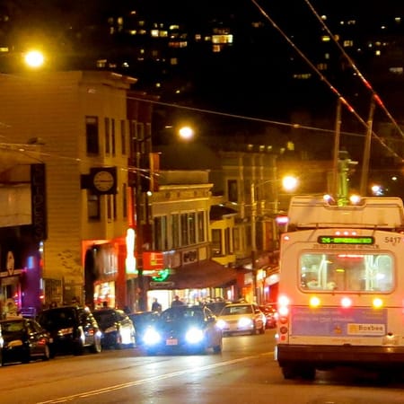Image of: Riding the Night Bus