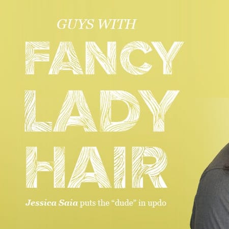 Image of: Guys with Fancy Lady Hair