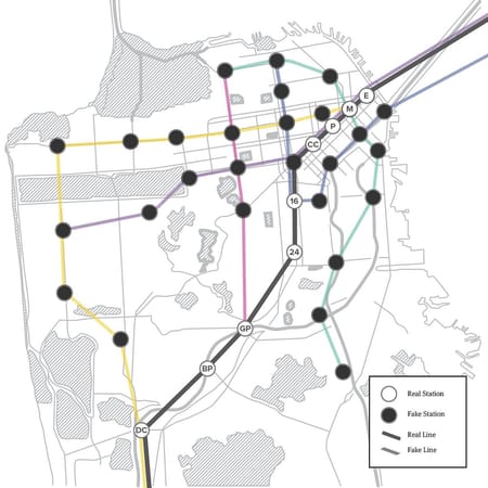 Image of: The BART Map of Our Dreams — The Bold Italic — San Francisco