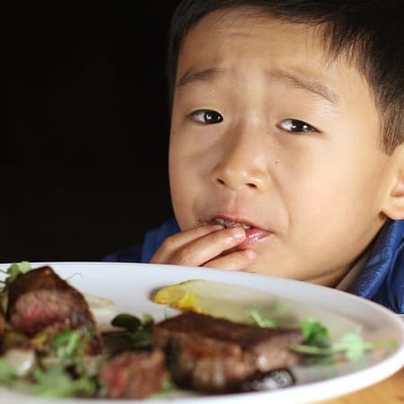 Image of: A Four-Year-Old Reviews AQ (with his face)