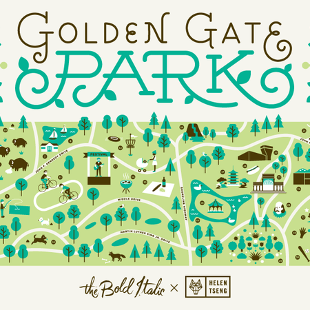 Image of: An Illustrated Guide to Golden Gate Park