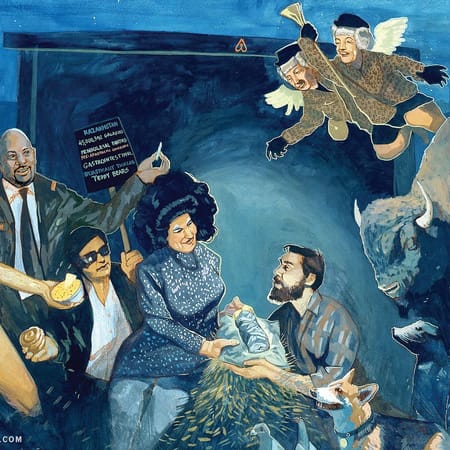 Image of: A San Francisco Nativity Scene