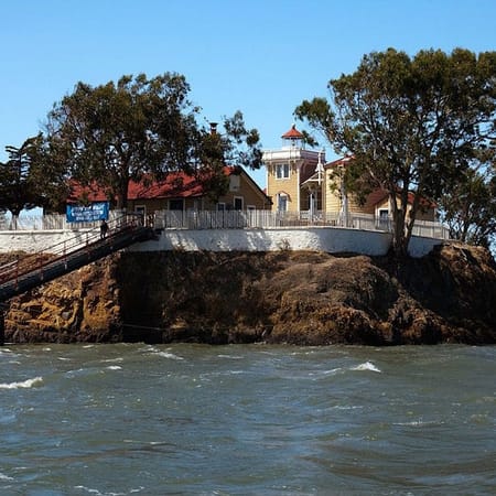 Image of: The East Brother Island Lighthouse