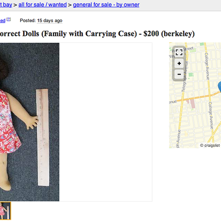 Image of: Anatomically Correct (Not Sex) Dolls for Sale on Craigslist — The Bold Italic — San Francisco